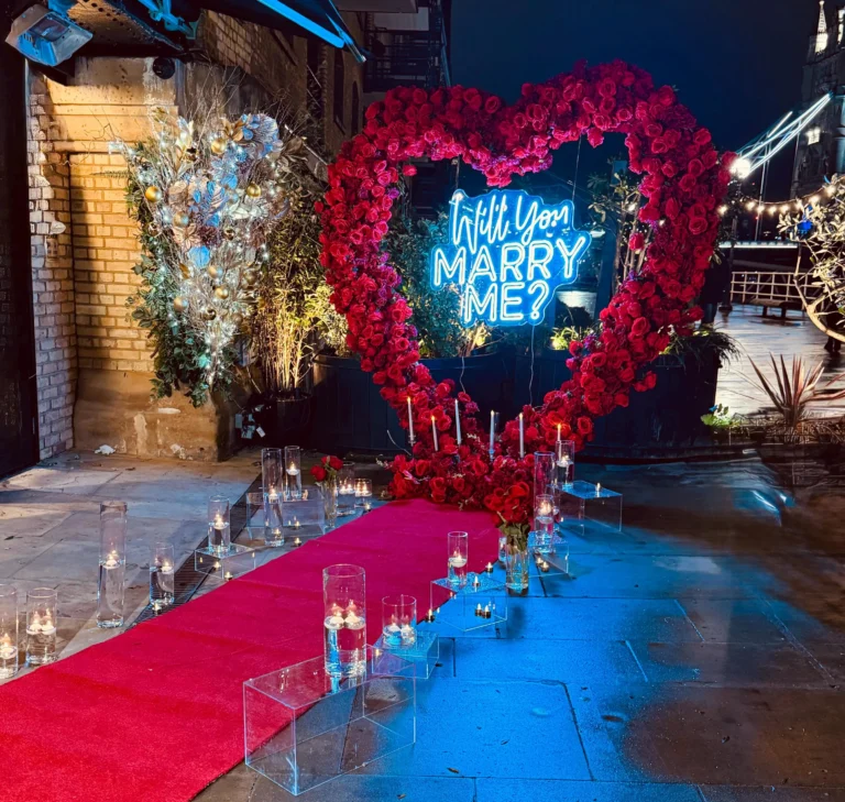 Transform Your Moment with the Best Rose Petal Proposal Set Up Essex Has to Offer